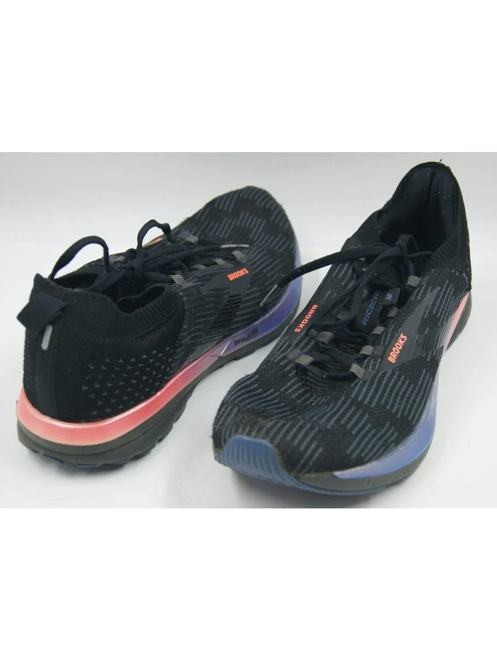 Brooks Ricochet 2 Women's Sneakers Size 10.5 Black Athletic Shoes